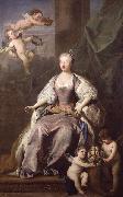 Jacopo Amigoni Portrait of Caroline Wilhelmina of Brandenburg-Ansbach France oil painting artist